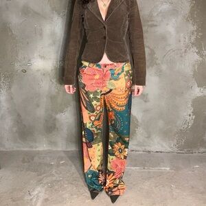 Floral Multicolor Women's Pants